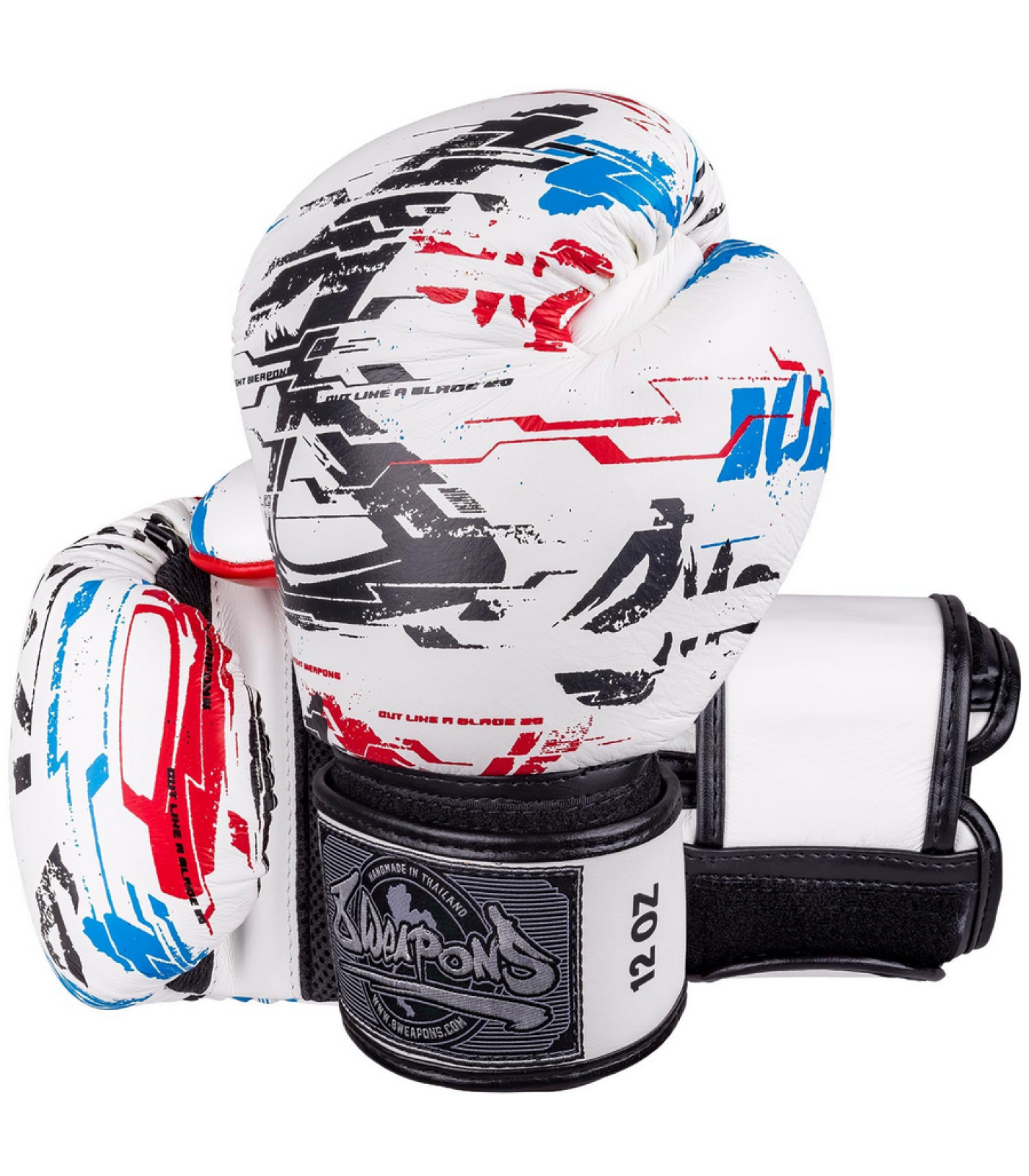 Боксови ръкавици - 8 WEAPONS Boxing Gloves Cut like a Blade 2.0 - White